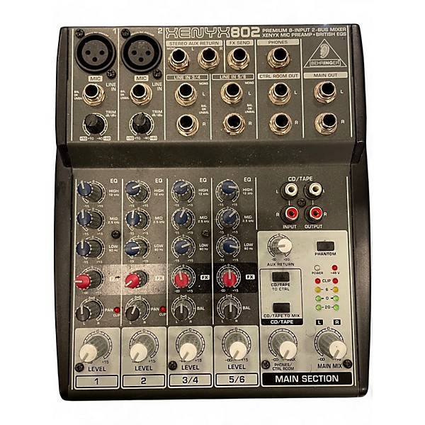 Used Behringer XENYX808 Powered Mixer | Guitar Center