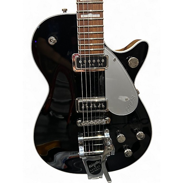 Used 2020 Gretsch Guitars G6128T Duo Jet Black Solid Body Electric Guitar
