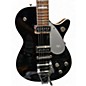 Used 2020 Gretsch Guitars G6128T Duo Jet Black Solid Body Electric Guitar