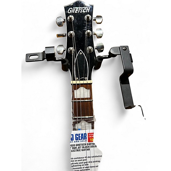 Used 2020 Gretsch Guitars G6128T Duo Jet Black Solid Body Electric Guitar