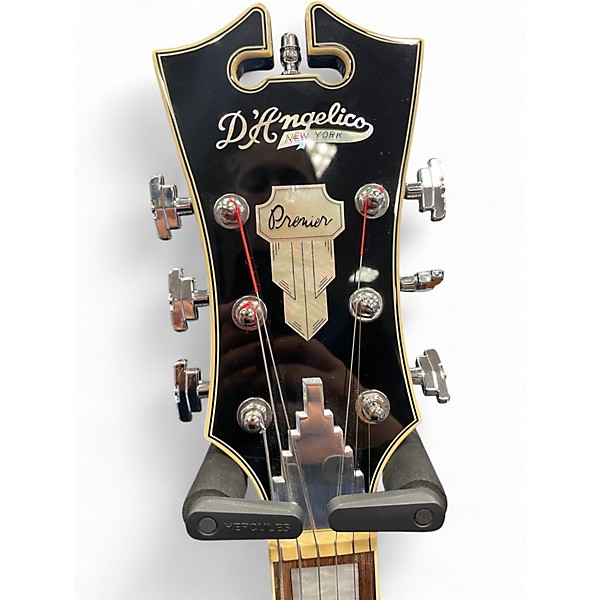 Used D'Angelico Premier Series EXL1 Black Hollow Body Electric Guitar