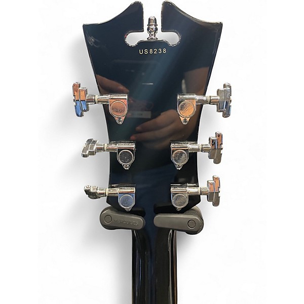 Used D'Angelico Premier Series EXL1 Black Hollow Body Electric Guitar