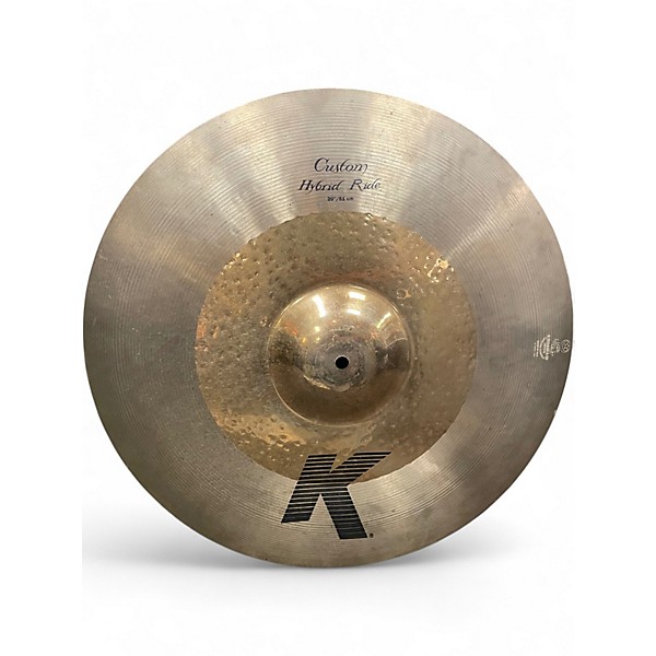 Used Zildjian 20in K Custom Hybrid Ride Cymbal 40 | Guitar Used Zildjian 20in K Custom Hybrid Ride Cymbal 40 | Guitar