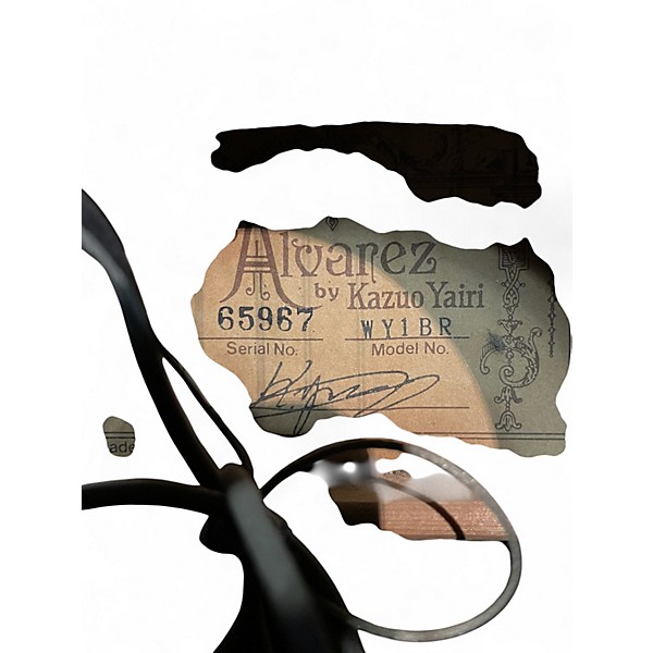 Used Alvarez WY1BR Natural Acoustic Electric Guitar