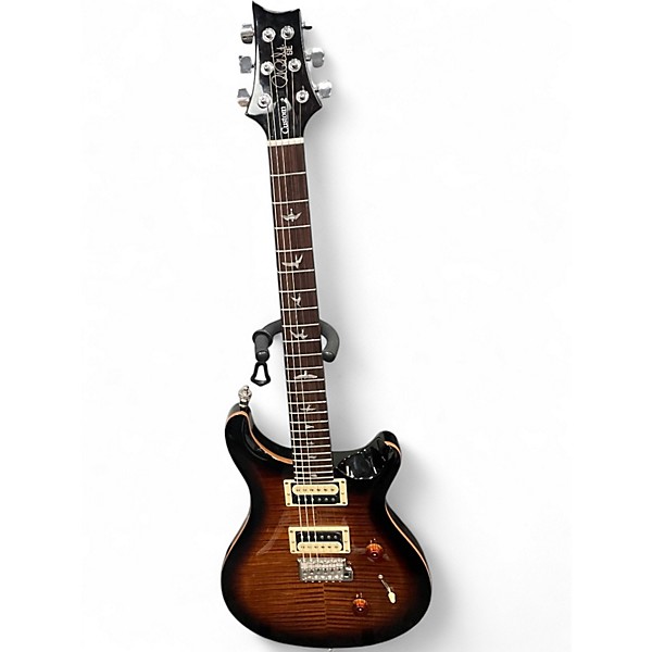 Used PRS SE Custom 24 Black and Gold Solid Body Electric