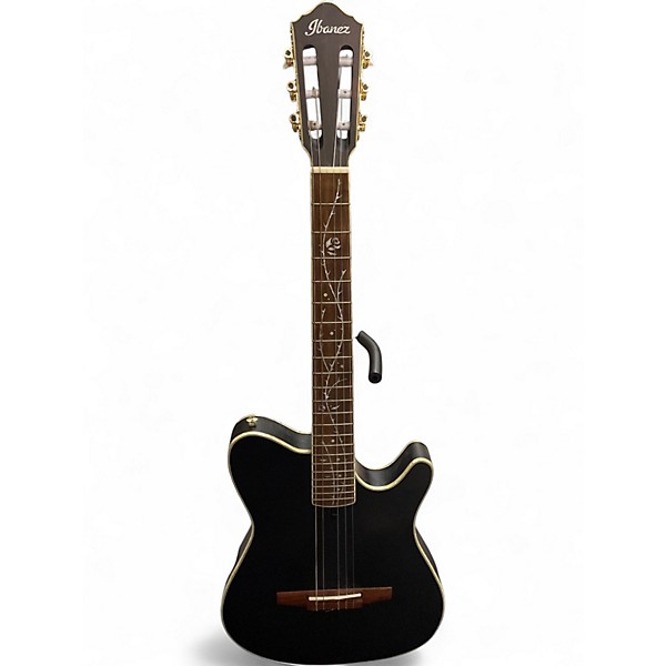 Used Ibanez TOD10N Black Classical Acoustic Electric Guitar