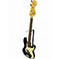 Used Squier Precision Bass Black and White Electric Bass Guitar
