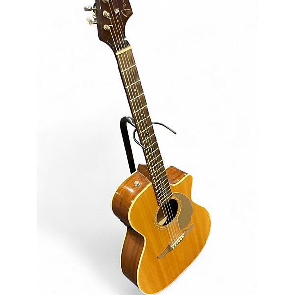 Used Fender Newporter Player 2 Color Sunburst Acoustic Electric Guitar