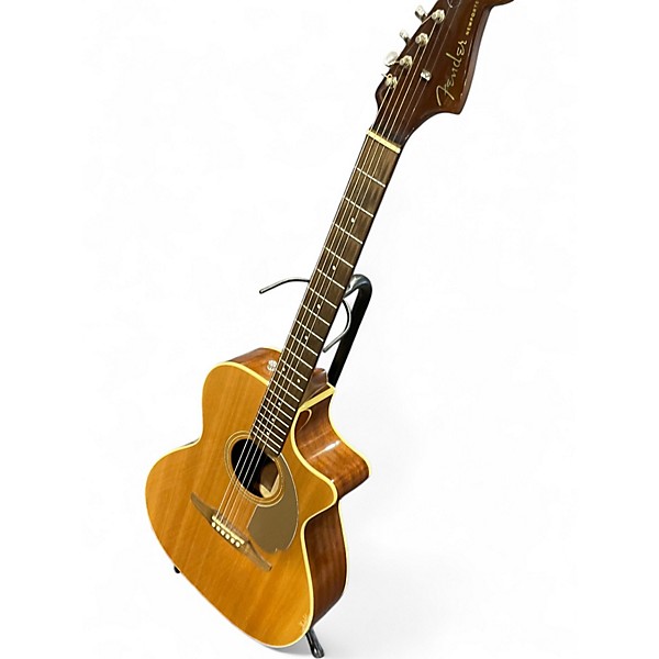 Used Fender Newporter Player 2 Color Sunburst Acoustic Electric Guitar