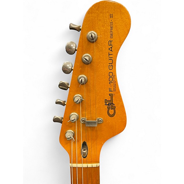 Vintage 1986 G&L F100II Natural Solid Body Electric Guitar