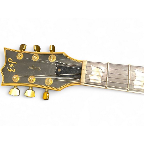 Used ESP Eclipse Vintage Black Solid Body Electric Guitar