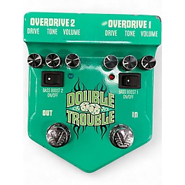 Used Visual Sound V2DT Double Trouble Dual Overdrive Effect Pedal