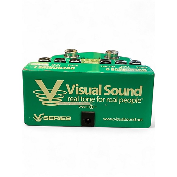Used Visual Sound V2DT Double Trouble Dual Overdrive Effect Pedal