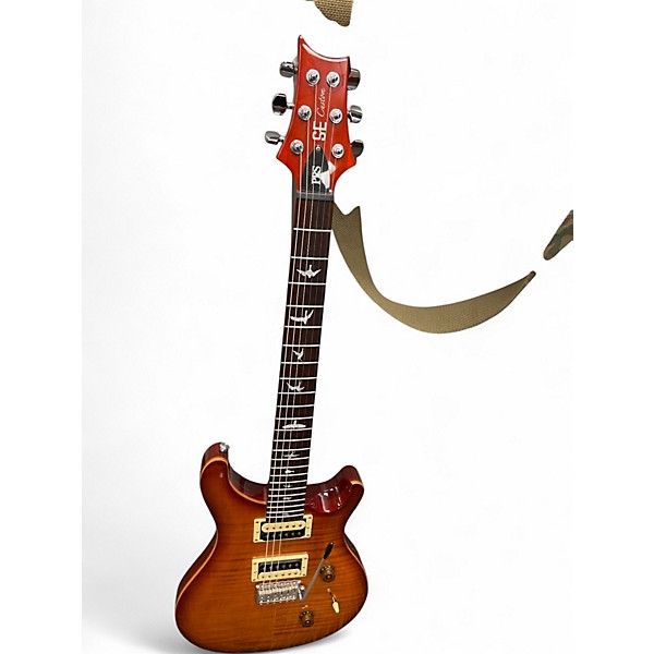 Used PRS SE Custom 24 Natural Solid Body Electric Guitar