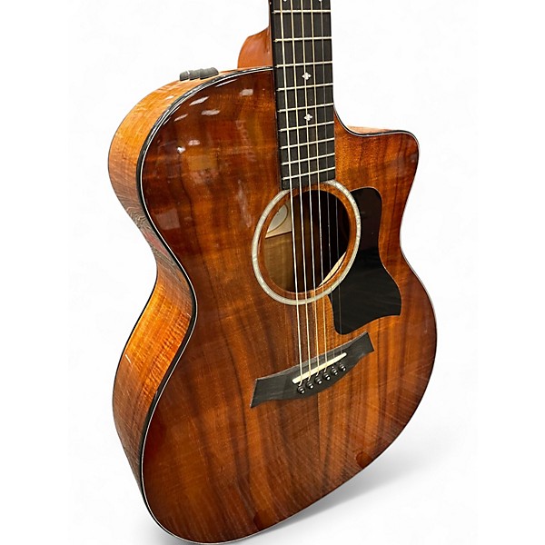 Used Taylor 224CEKDLX Natural Acoustic Electric Guitar