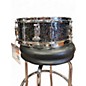 Used Pearl 14in Decade Maple Black and Silver Sparkle Drum