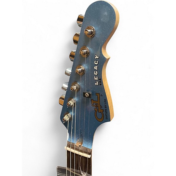 Used G&L Legacy Lake Placid Blue Solid Body Electric Guitar