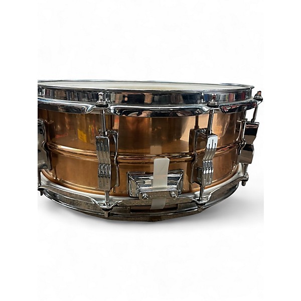 Used Ludwig 5X14 Rocker LM305 Bronze Snare Bronze Drum