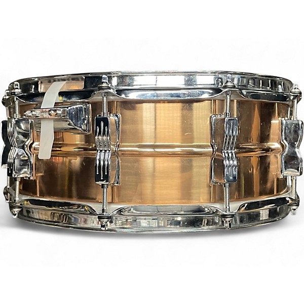 Used Ludwig 5X14 Rocker LM305 Bronze Snare Bronze Drum