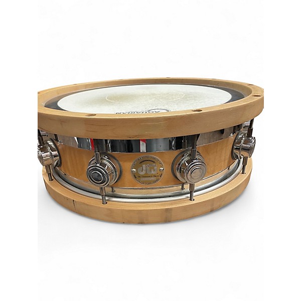 Used DW 5X14 Edge Snare Natural Drum