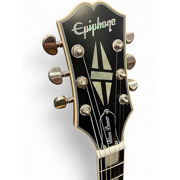 Used Epiphone Jared James Nichols "Old Glory" Les Paul Custom Gold Top Solid Body Electric Guitar