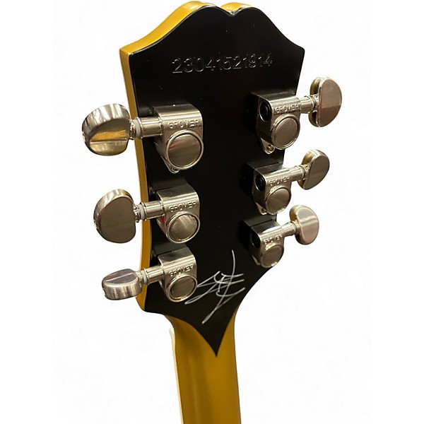 Used Epiphone Jared James Nichols "Old Glory" Les Paul Custom Gold Top Solid Body Electric Guitar