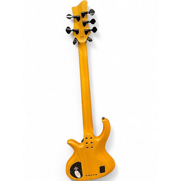 Used Schecter Guitar Research Riot 5 Session Natural Electric Bass Guitar
