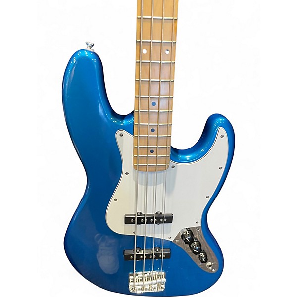 Used Fender Standard Jazz Bass blue Electric Bass Guitar