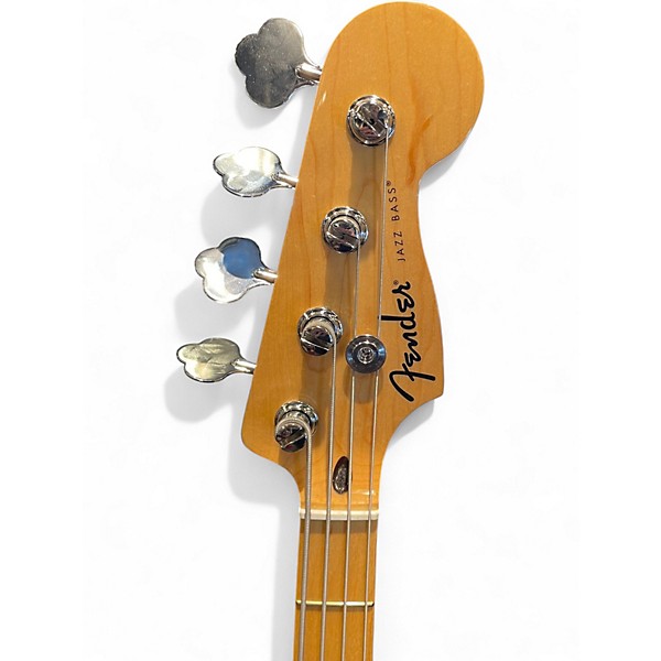 Used Fender Standard Jazz Bass blue Electric Bass Guitar