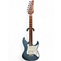 Used Ibanez AZ2204-ICM Ice Blue Metallic Solid Body Electric Guitar thumbnail