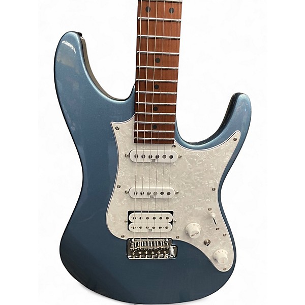 Used Ibanez AZ2204-ICM Ice Blue Metallic Solid Body Electric Guitar