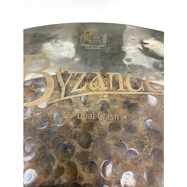 Used MEINL 16in Byzance Dual Crash Cymbal