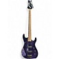 Used Hamer slammer 5 string purple sparkle Electric Bass Guitar thumbnail