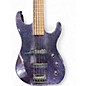 Used Hamer slammer 5 string purple sparkle Electric Bass Guitar