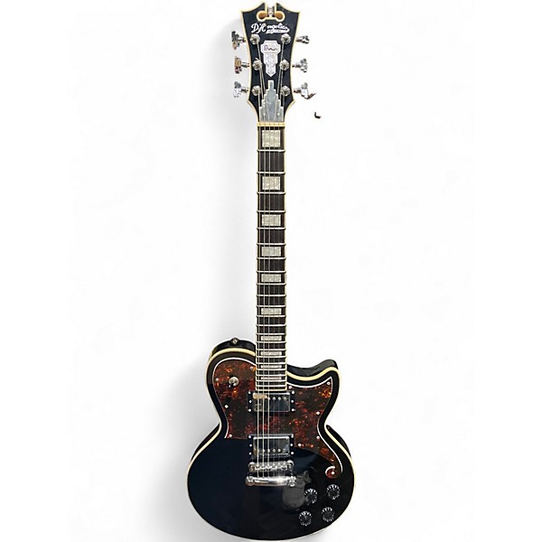 Used D'Angelico Premier Series Black Solid Body Electric Guitar