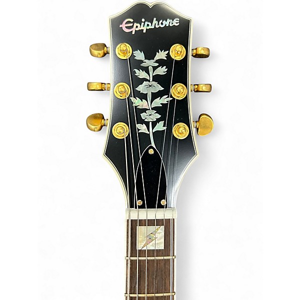 Used Epiphone EMILY WOLFE SHERATON WHITE WOLF BONE WHITE Hollow Body Electric Guitar