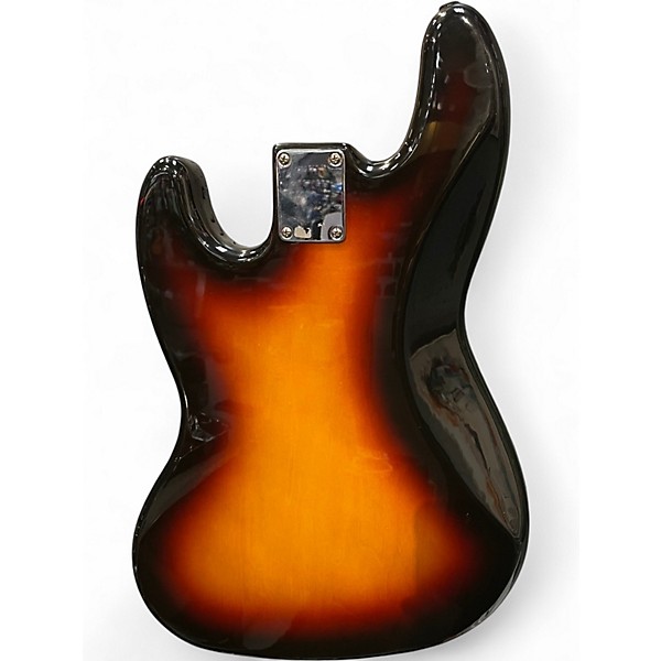 Used 2007 Fender Standard Jazz Bass 3 Tone Sunburst Electric Bass Guitar