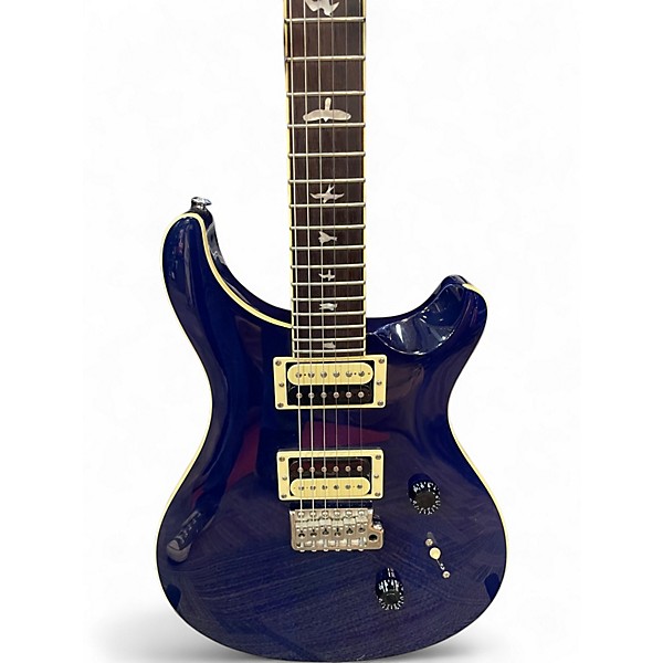 ギター PRS Standard 24 SE PRS SE Standard 24-08 Electric Guitar, Translucent Blue