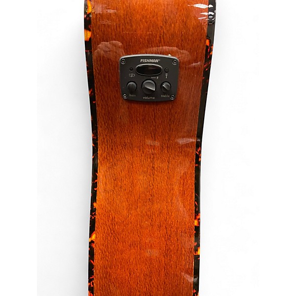 Used Fender FA325CE Dao Exotic 3 Tone Sunburst Acoustic Electric Guitar