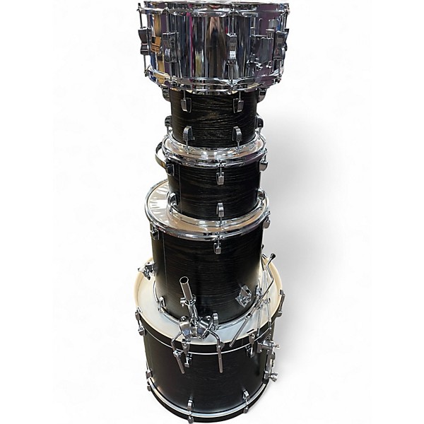 Used Ludwig 5 Piece BACKBEAT ELITE Black Drum Kit