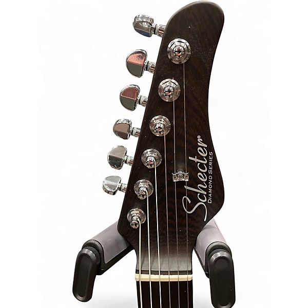 Used Schecter Guitar Research MV6 Metallic Purple Solid Body Electric Guitar