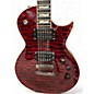 Used ESP Eclipse Custom Black Cherry Quilt Solid Body Electric Guitar