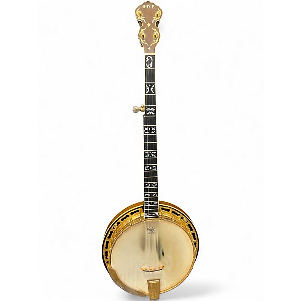 Vintage 1970s Ode 6500 Natural Banjo