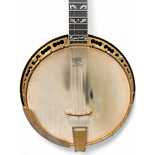 Vintage 1970s Ode 6500 Natural Banjo