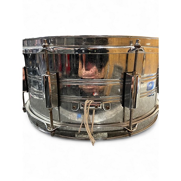 Used Pearl 6.5X14 Export Snare silver Drum