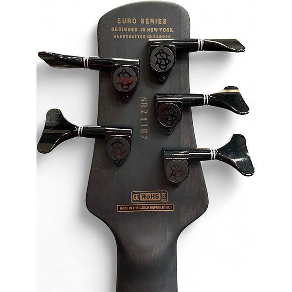 Used Spector Euro 5LX Trans Black Electric Bass Guitar