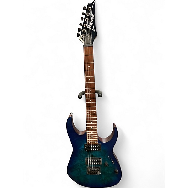 ギター Ibanez RG421PB-SBF IBANEZ RG421PB – Sapphire Blue Flat Electric Guitar | Mega