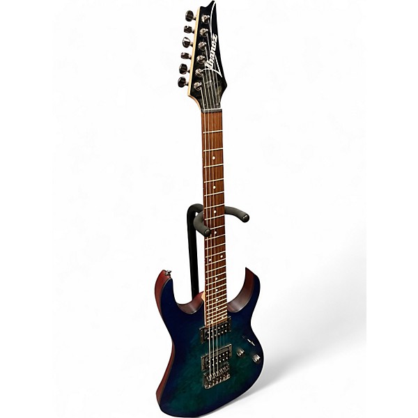 ギター Ibanez RG421PB-SBF IBANEZ RG421PB – Sapphire Blue Flat Electric Guitar | Mega
