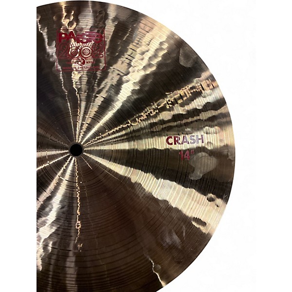 Used Paiste 14in 2002 Crash Cymbal