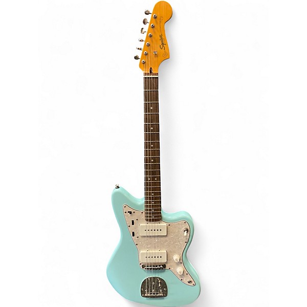 Used Squier Classic Vibe 60s Jazzmaster Daphne Blue Solid Body Electric Guitar